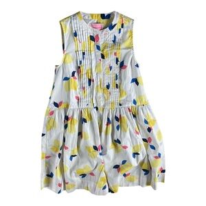 Kate Spade Lemon Zest Oversized Dress Cotton Poplin Sz XS
